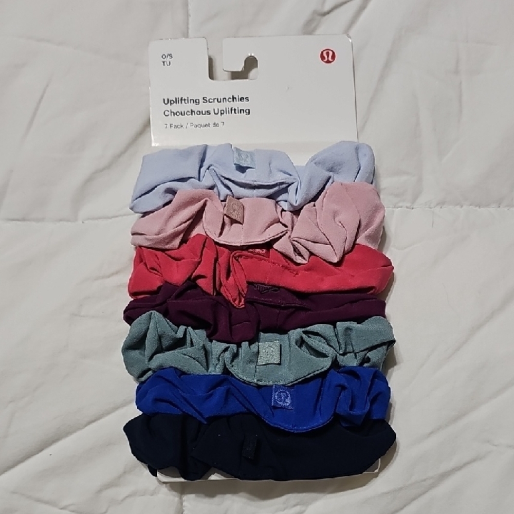 Lululemon Uplifting Scrunchies 7 Pack!! Nwts, CRCP/C8S8/6CTN!!